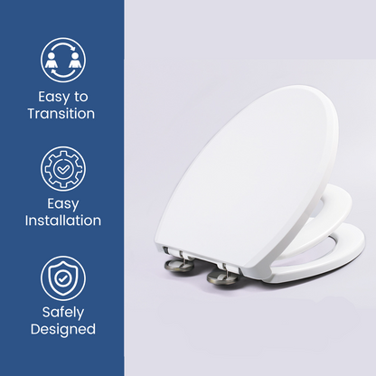 Tiny Trainer™ - Toilet Seat w/ Mini Toddler Seat